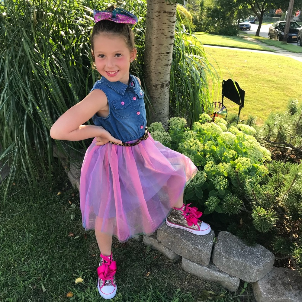 Beautiful rainbow tutu dress from Macy’s